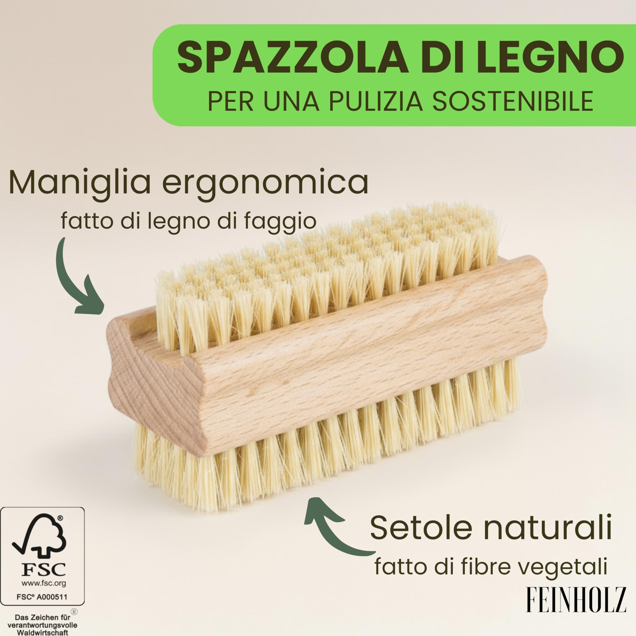 Spazzola per unghie mani (3 pezzi) • per una perfetta igiene e pulizia • spazzolino unghie bambini • Spazzole da Bagno • spazzolino unghie mani • spazzole unghie • spazzolina unghie manicure