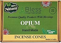 Vista 113 de Bless International Cedro 100% natural - Conos de incienso hechos a mano, sumergidos a mano, orgánicos, sin productos químicos para purificación
