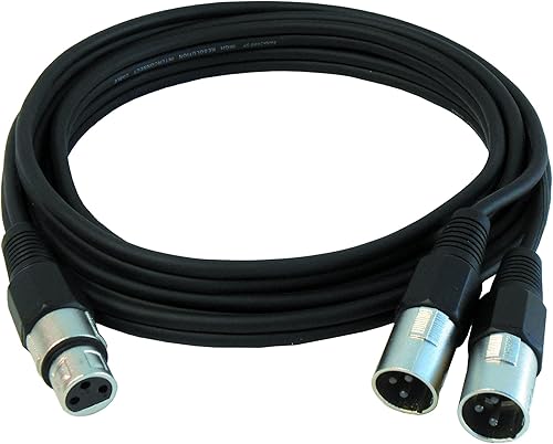 Audio2000'S tm ADC2034 - Cable de audio equilibrado XLR macho a XLR hembra