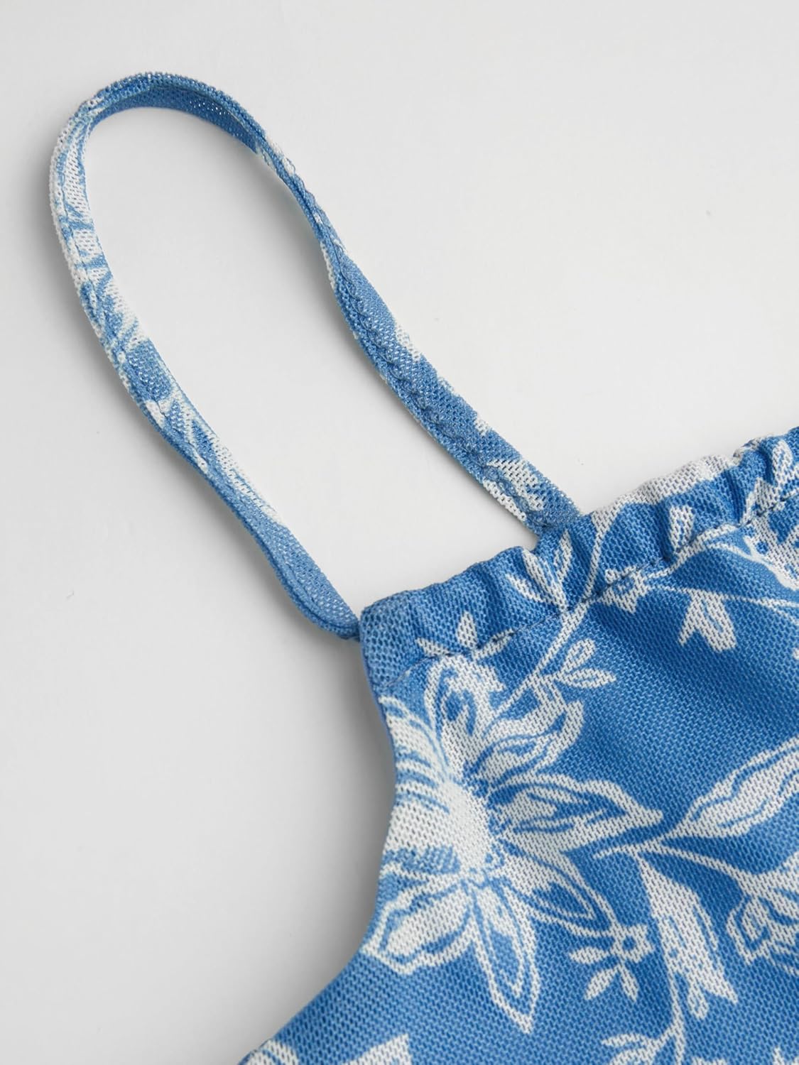 CIDER Summer Floral Mini Dress Casual Cute Vacation Beach Sundress Square Neck Short Dress - Image 3