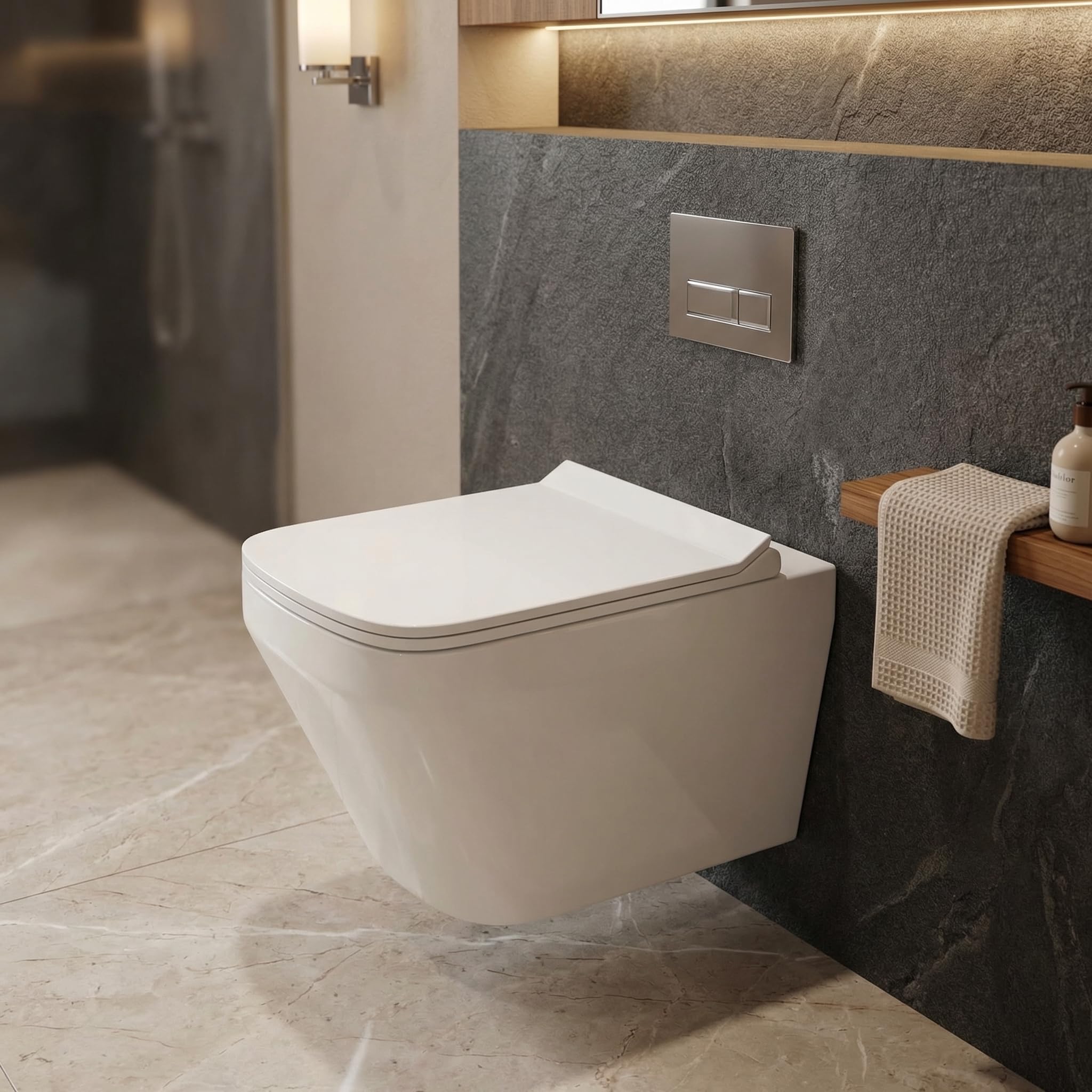 Wall Mount Commode - European Toilet -15 Wall Mount Commode - European Toilet -15