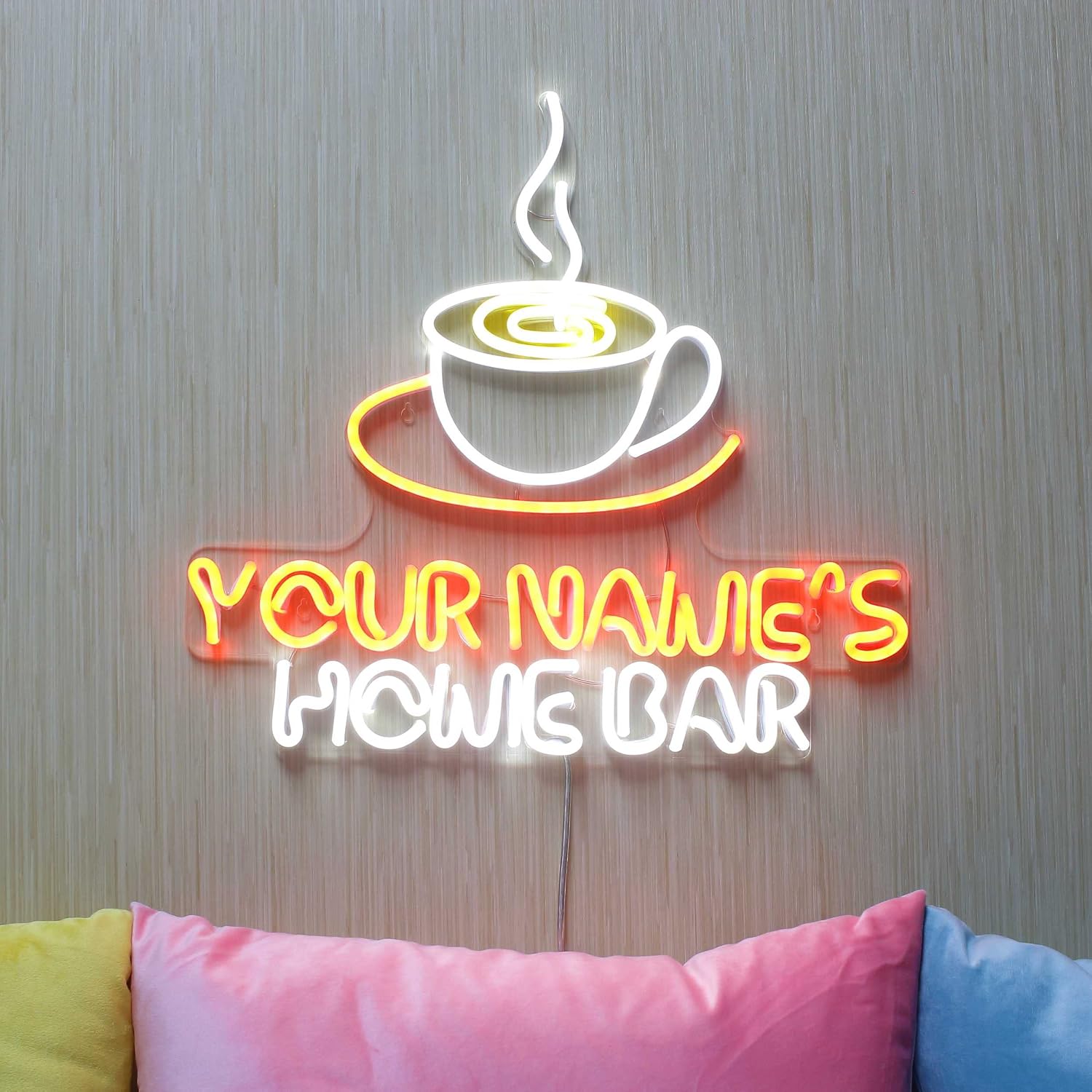 ADVPRO Kitchen Coffee Cup Personalized Ultra-Bright LED Neon Sign - Multi-Color 9 - st16s55-fn-p0014-tm-m9