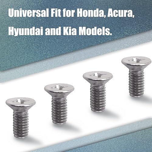 Miniatura 7 de 8 tornillos de retención de acero inoxidable para la parte delantera y trasera, tornillos rotores de disco de freno de acero inoxidable,