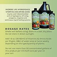 Vista 7 de Microbe Life Hydroponics Vitaminas y aminoácidos prémium esenciales para un máximo crecimiento de las plantas y absorción de raíces, uso