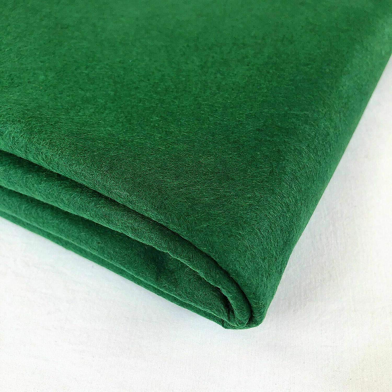 Textile Station [verde bottiglia] Craft feltro tessuto acrilico materiale arte cucito decorazioni festivo 150 cm di larghezza tessuto multiuso [5 metri]