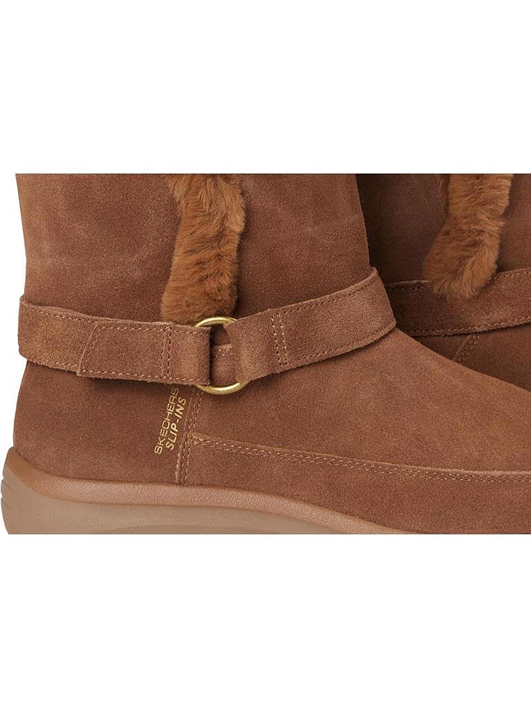 Brown SKECHERS Easy Going - Dreamers Luxe Vibe Hands Free Slip-ins