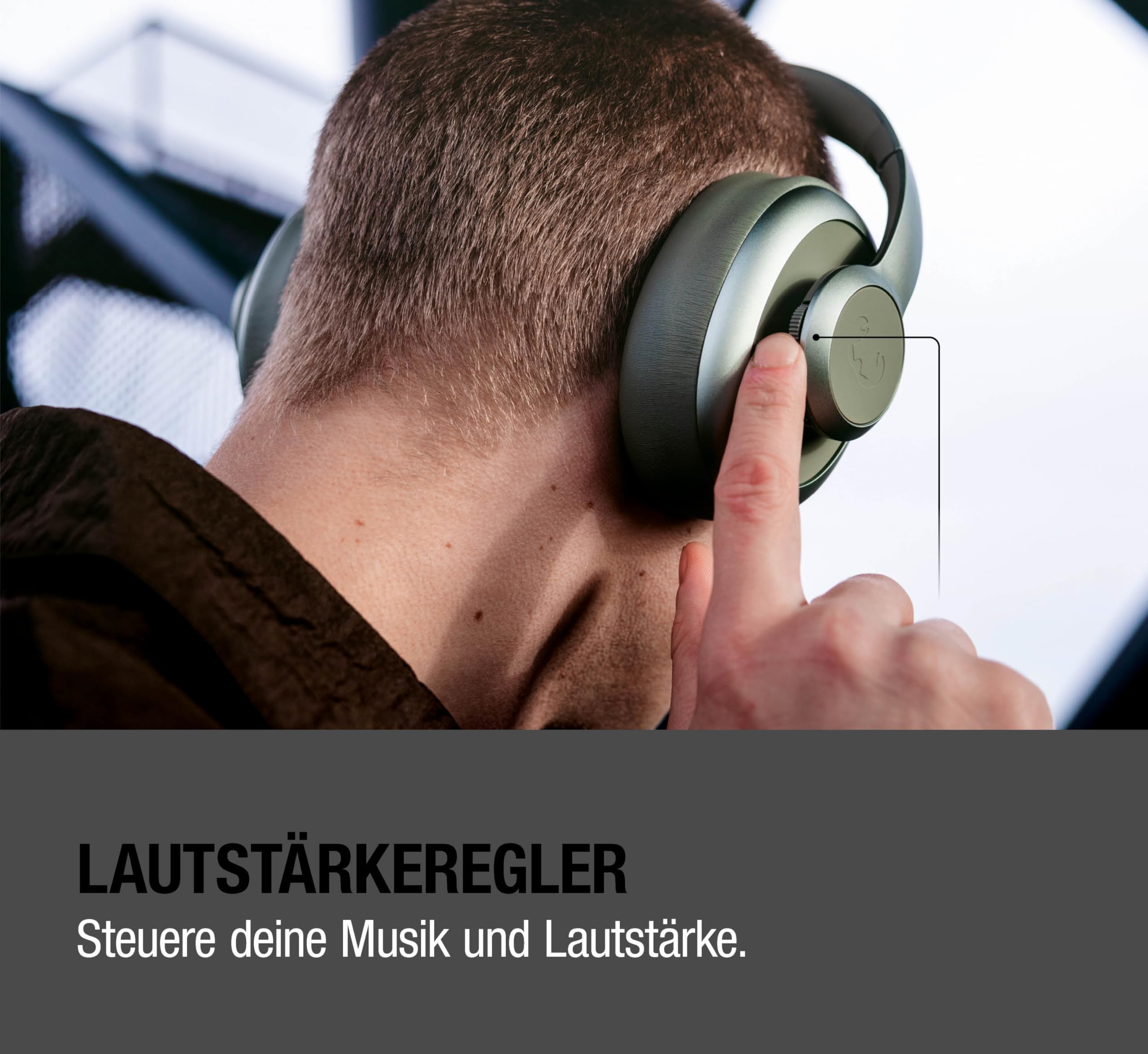 Fresh 'n Rebel Clam Blaze 2, Kabellose Over-Ear-Kopfhörer, 80 Std. Akkulaufzeit, Bluetooth 5.3, My Sound App, Mikrofone für klare Anrufe, Klappbar, Klickbare Tasten, Schnellladen (Storm Grey)