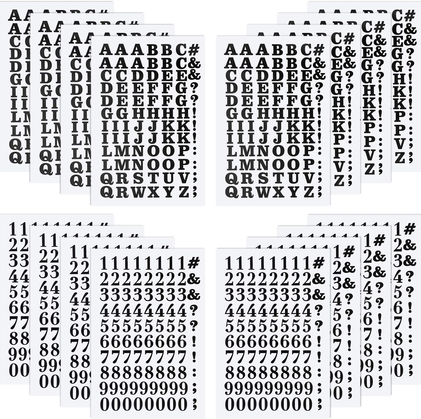 Amazon.com: 6 Sheet Iron-on Letters Upper and Lower Iron-on Alphabet ...