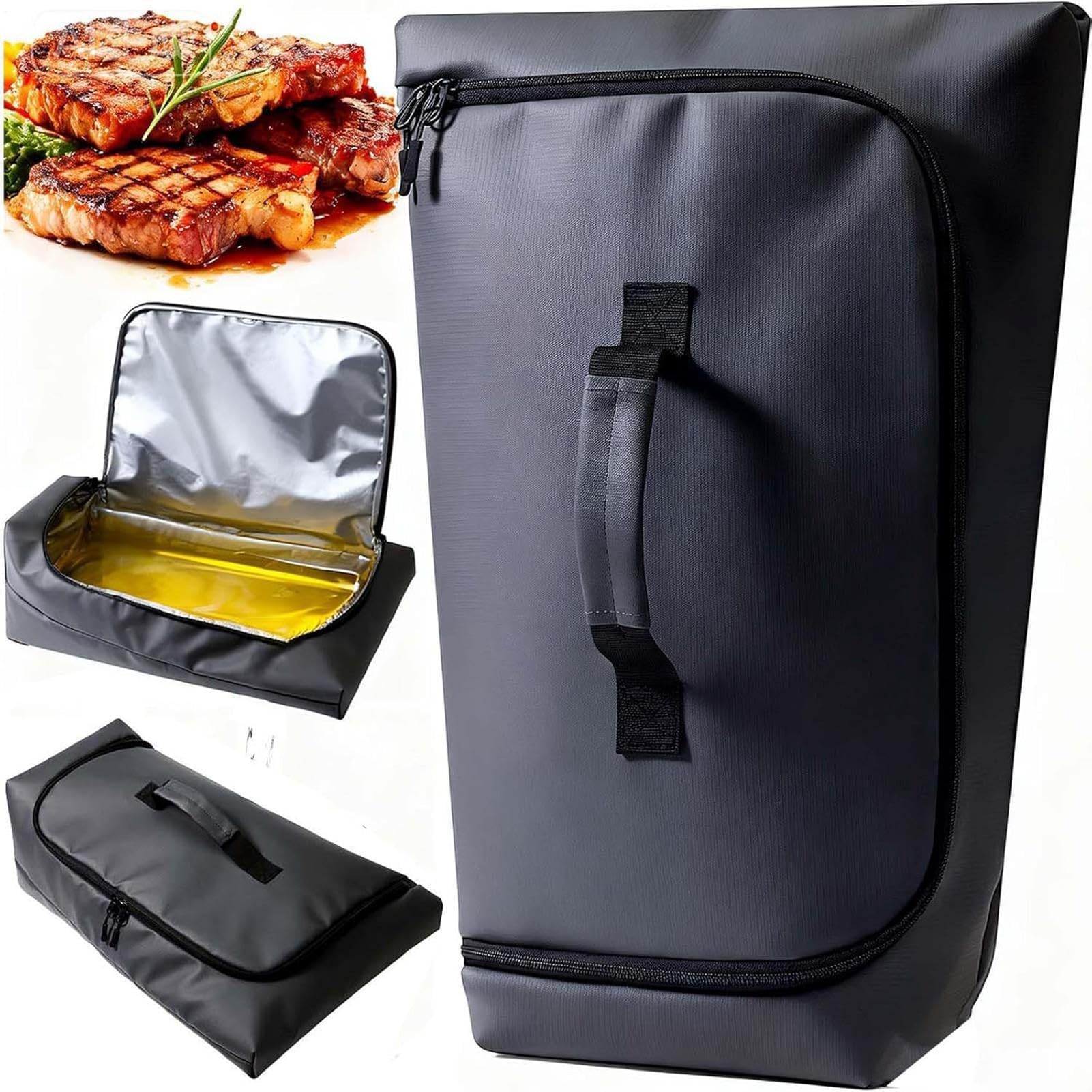 Fleischdecke zum Grillen - Offenes Design zum Ausruhen von Fleisch - Ideal für große Schnitte Rindfleisch Schweinefleisch - Perfekt für Camping Geburtstage Weihnachten und Gartenpartys
