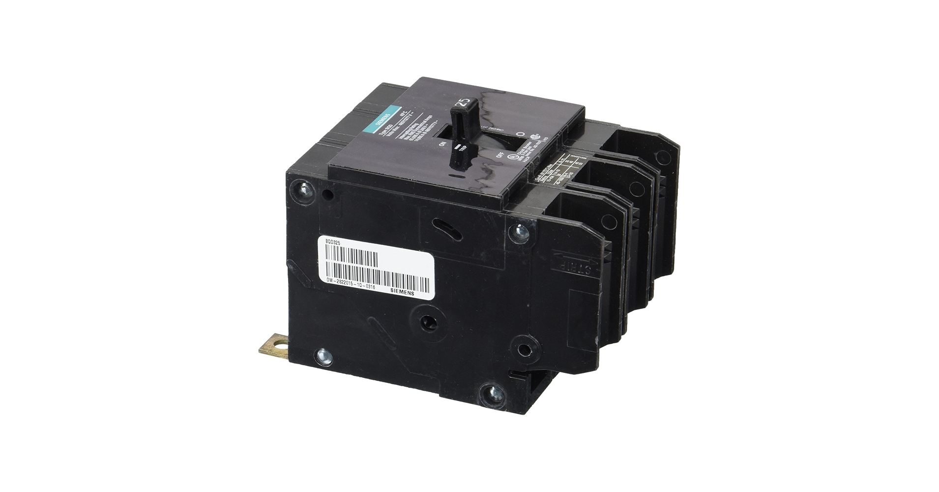 Siemens BQD325 25-Amp Three Pole 480Y/277V AC 14KAIC Bolt in