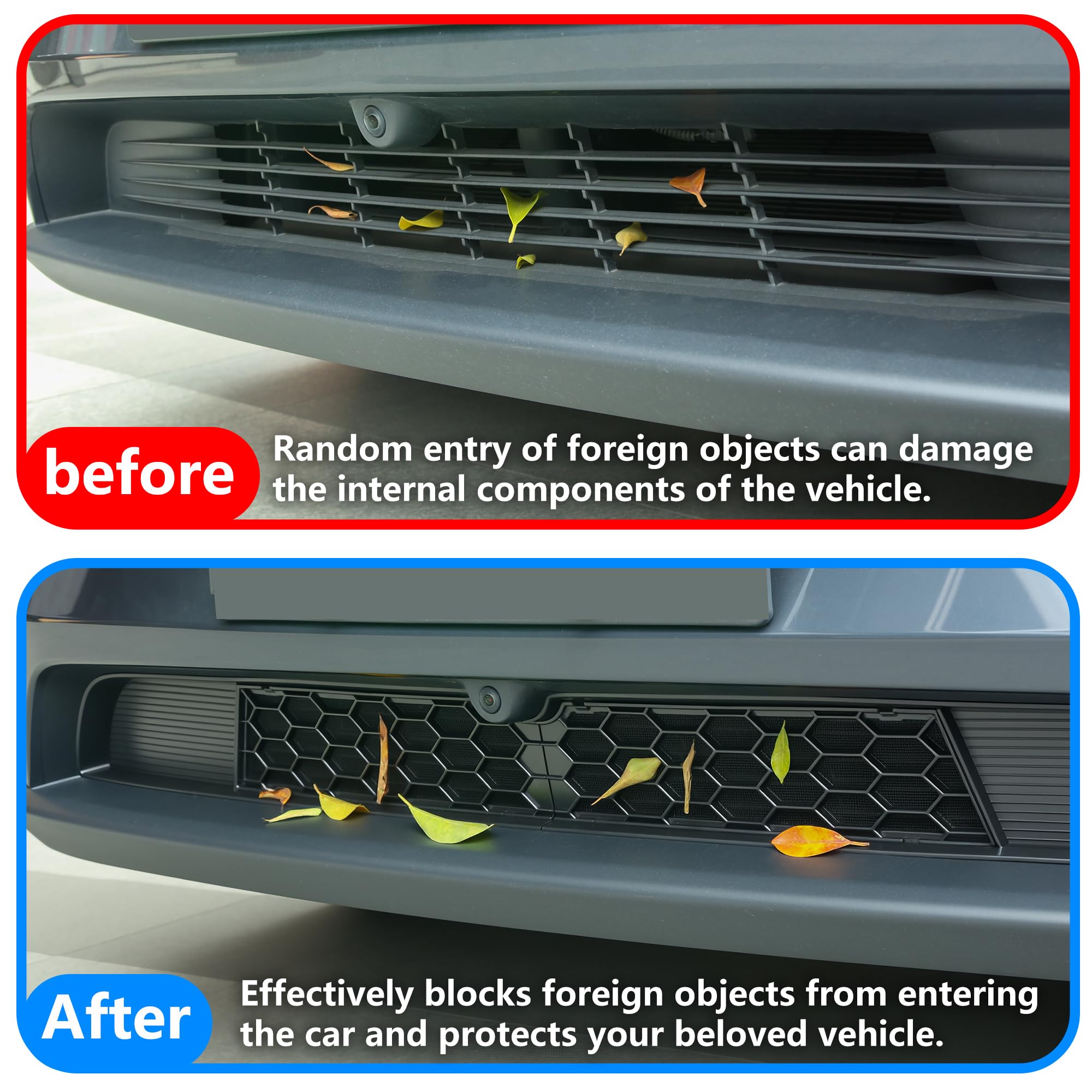 Front Grill Mesh For New Tesla Model Y Juniper 2025+,Grid Inserts - View #2