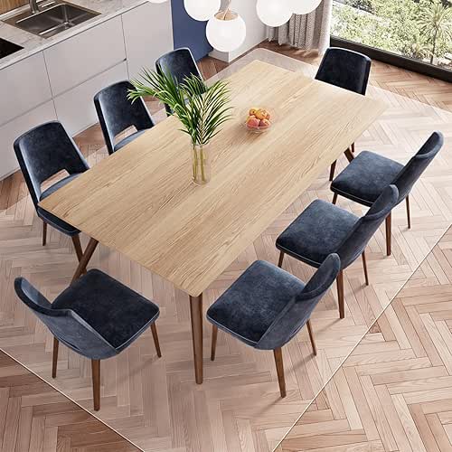 Vicwe Area Mat for Hard Floor, 8'×10' Clear Area Rug