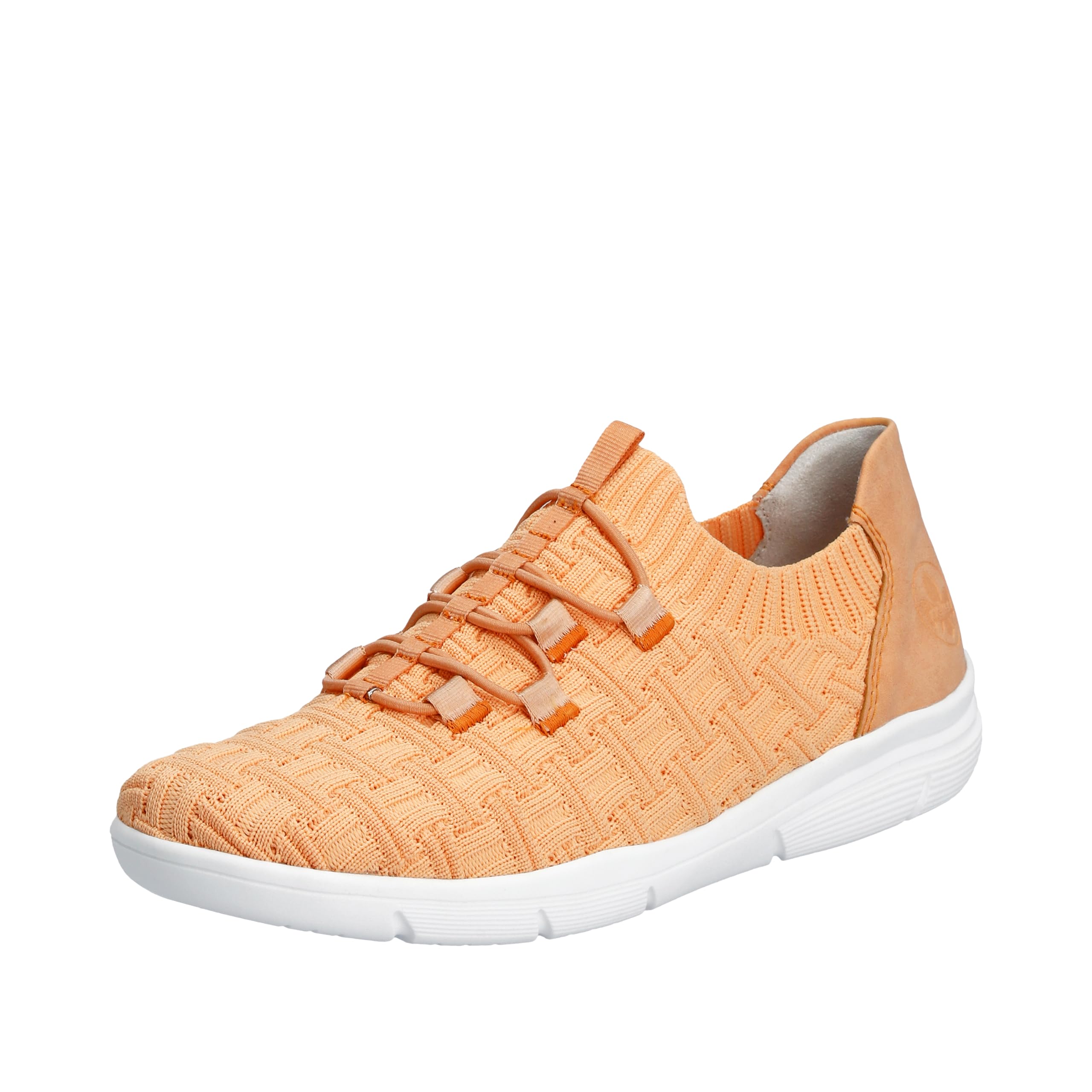 Rieker Women's L7463 Loafer, Orange, 3.5 UK