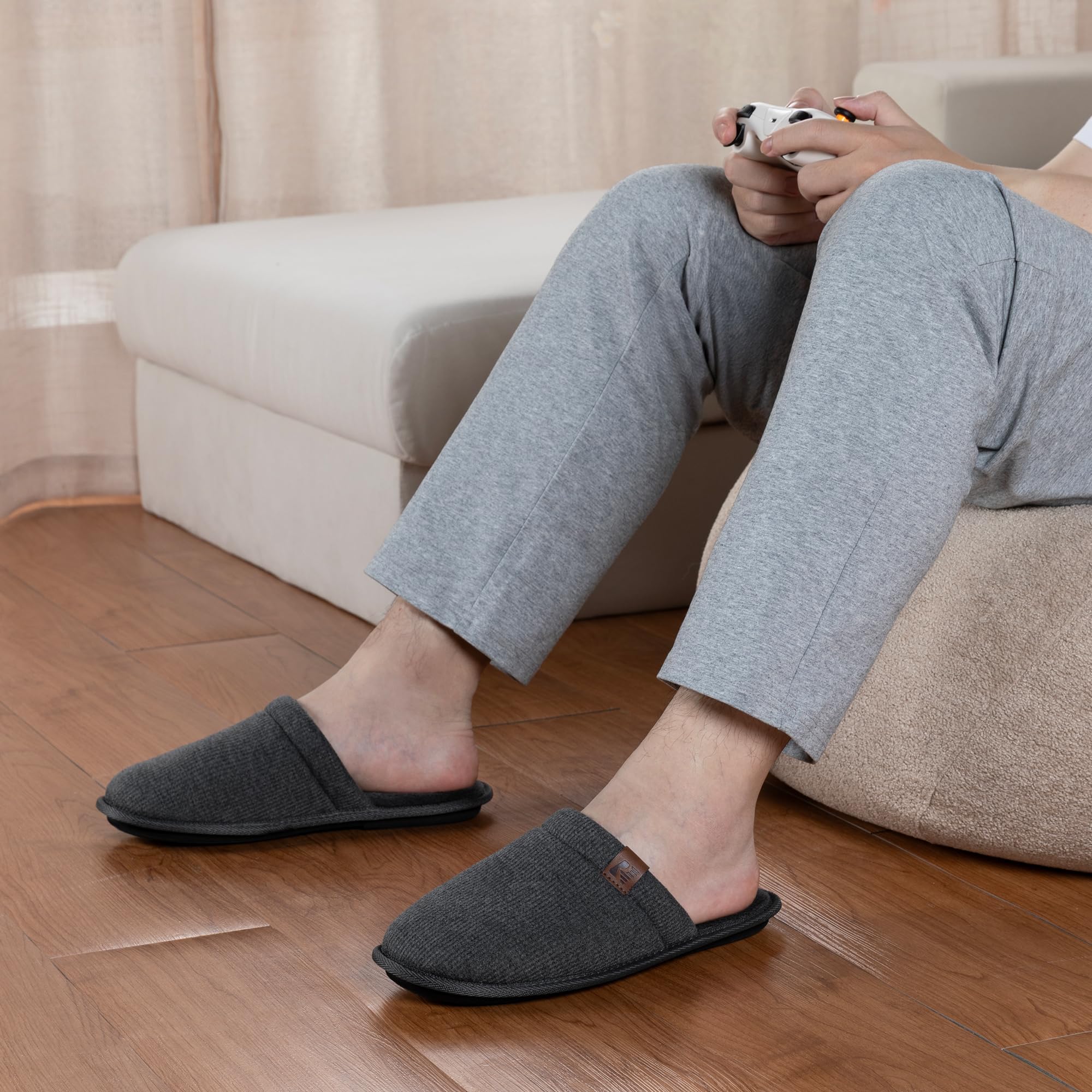 RockDove Zapatillas Hombre LiteStep de tejido waffle con espuma viscoelástica y suela antideslizante