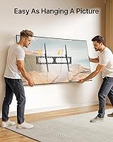 Vista 9 de monTEK Soporte de pared de TV inclinable resistente para televisores planos y curvos extra grandes de 37-140 pulgadas de hasta 300 libras, 4 pruebas