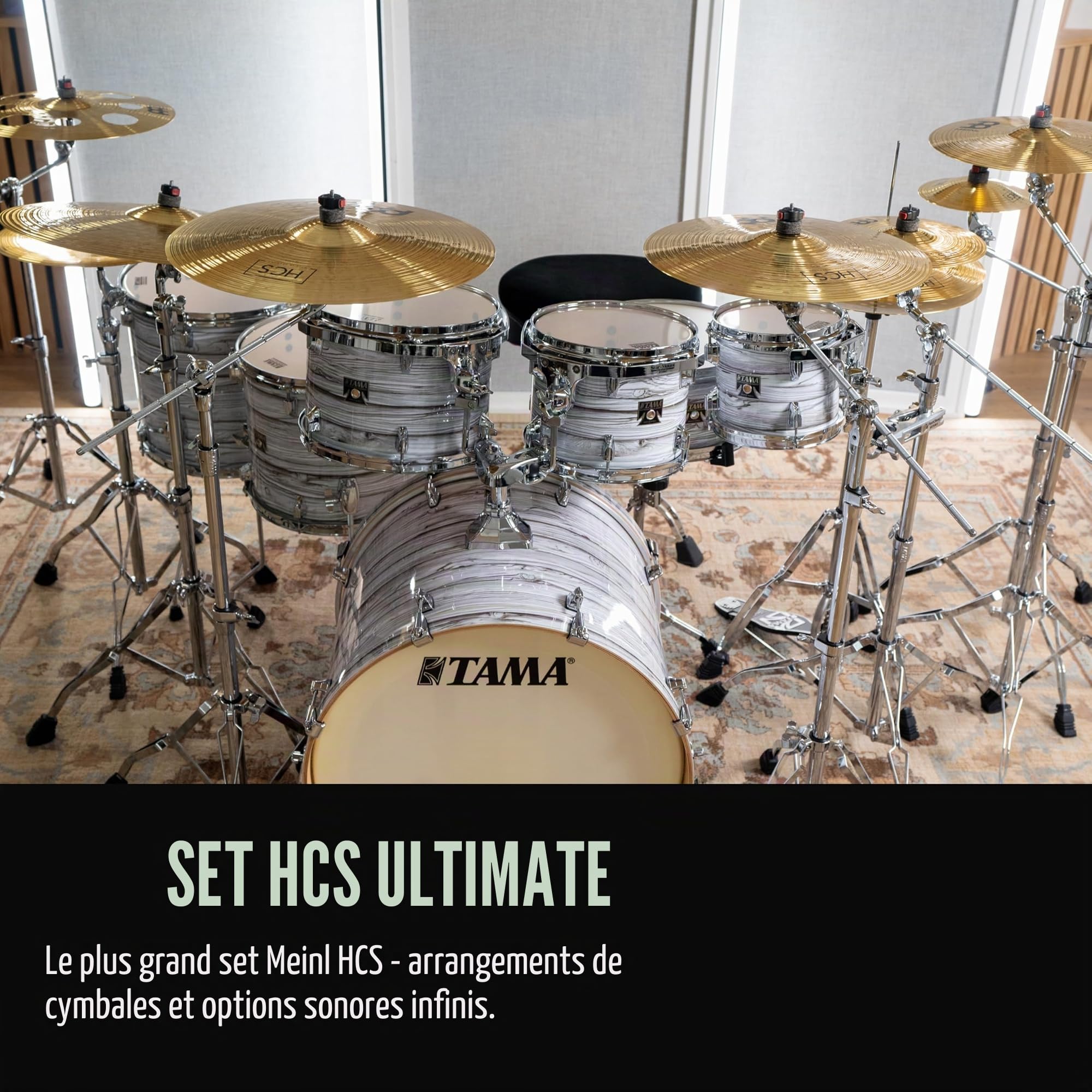 Meinl Cymbals HCS SCS1 Ultimate Jeu de cymbales spéciales Bronze