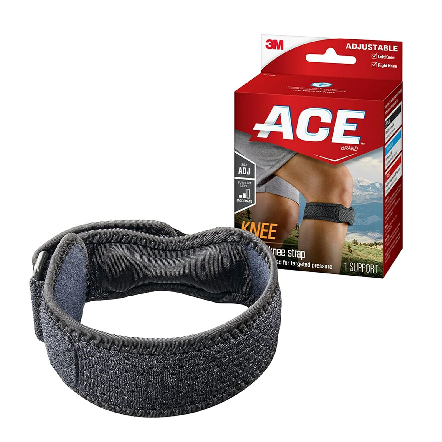 Ace Knee Strap For Knee Pain Relief, One Size 1 Ea Amazon.co.uk