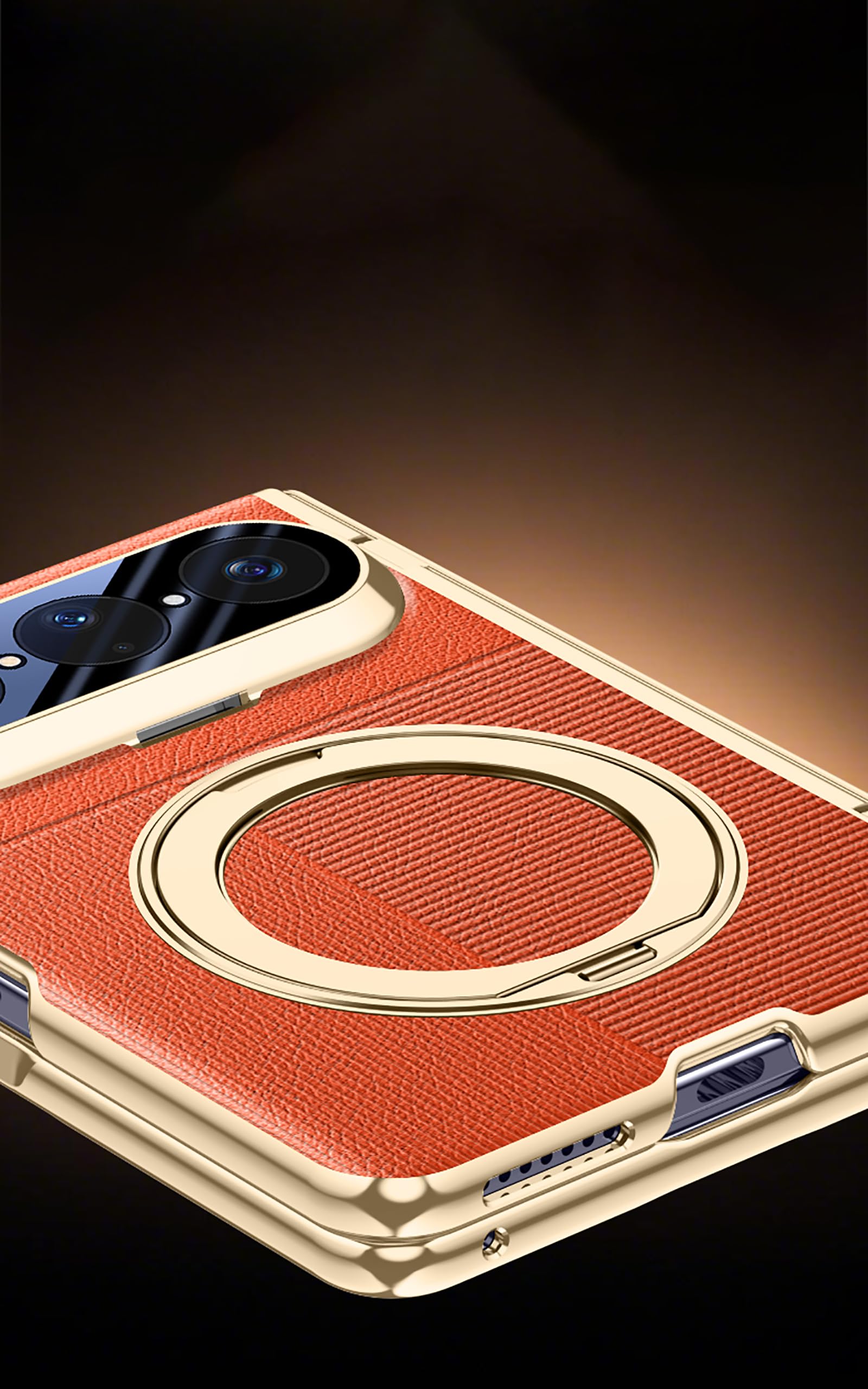 Custodia in Pelle Huawei Pura X Max,Blu 1