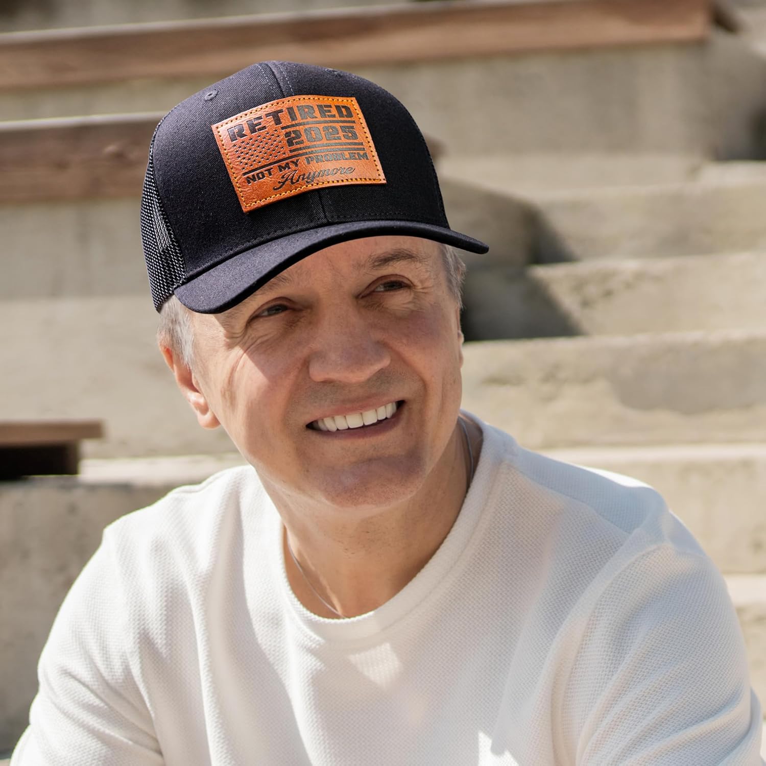 Retired 2025 Hat, Funny Retirement Gifts for Men 2025, Retired 2025 Not My Problems Anymore, Retirement Hat for Men Women - Image 3