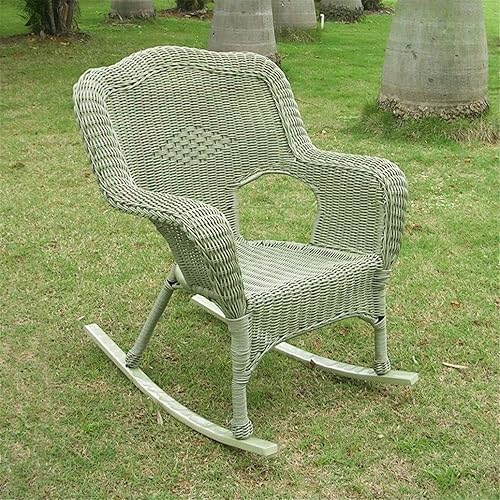 International Caravan Muebles Camelback resina mimbre balancín