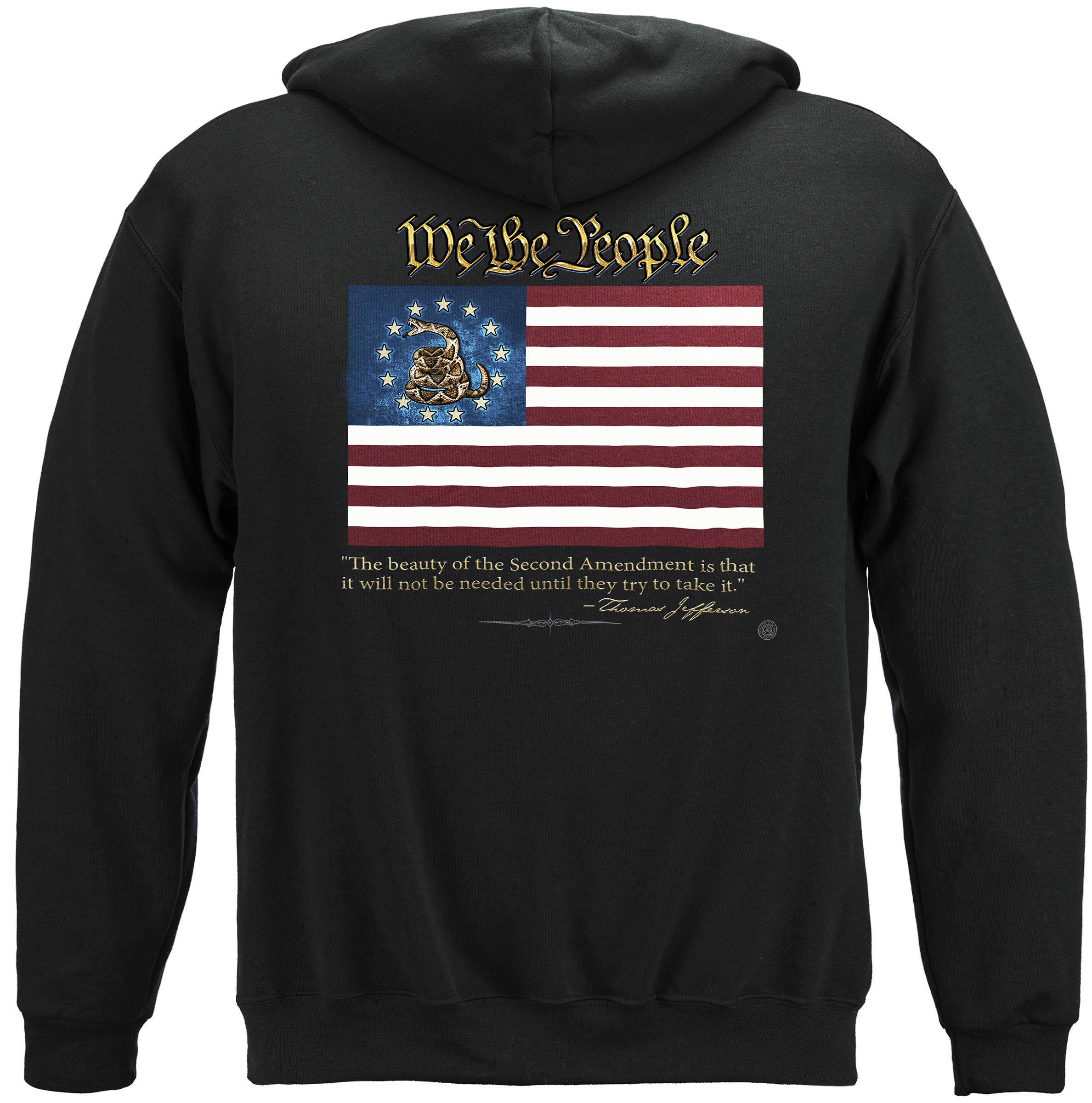 Erazor Bits 2nd Amendment We The People Hooded Sweat Shirt RN2366SW