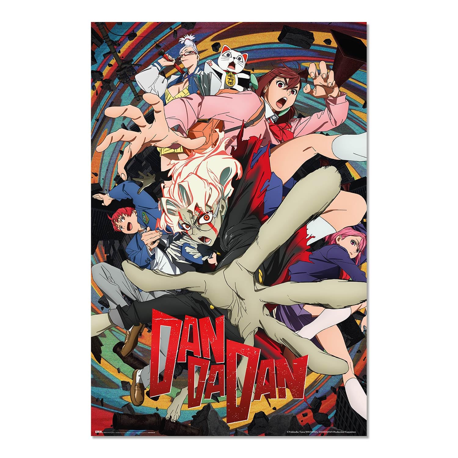 Grupo Erik Poster Dan Da Dan, Dandadan Manga - 36 x 24 inches / 91.5 x 61 cm - Shipped Rolled Up - Cool Posters, Art Poster, Wall Posters & Prints