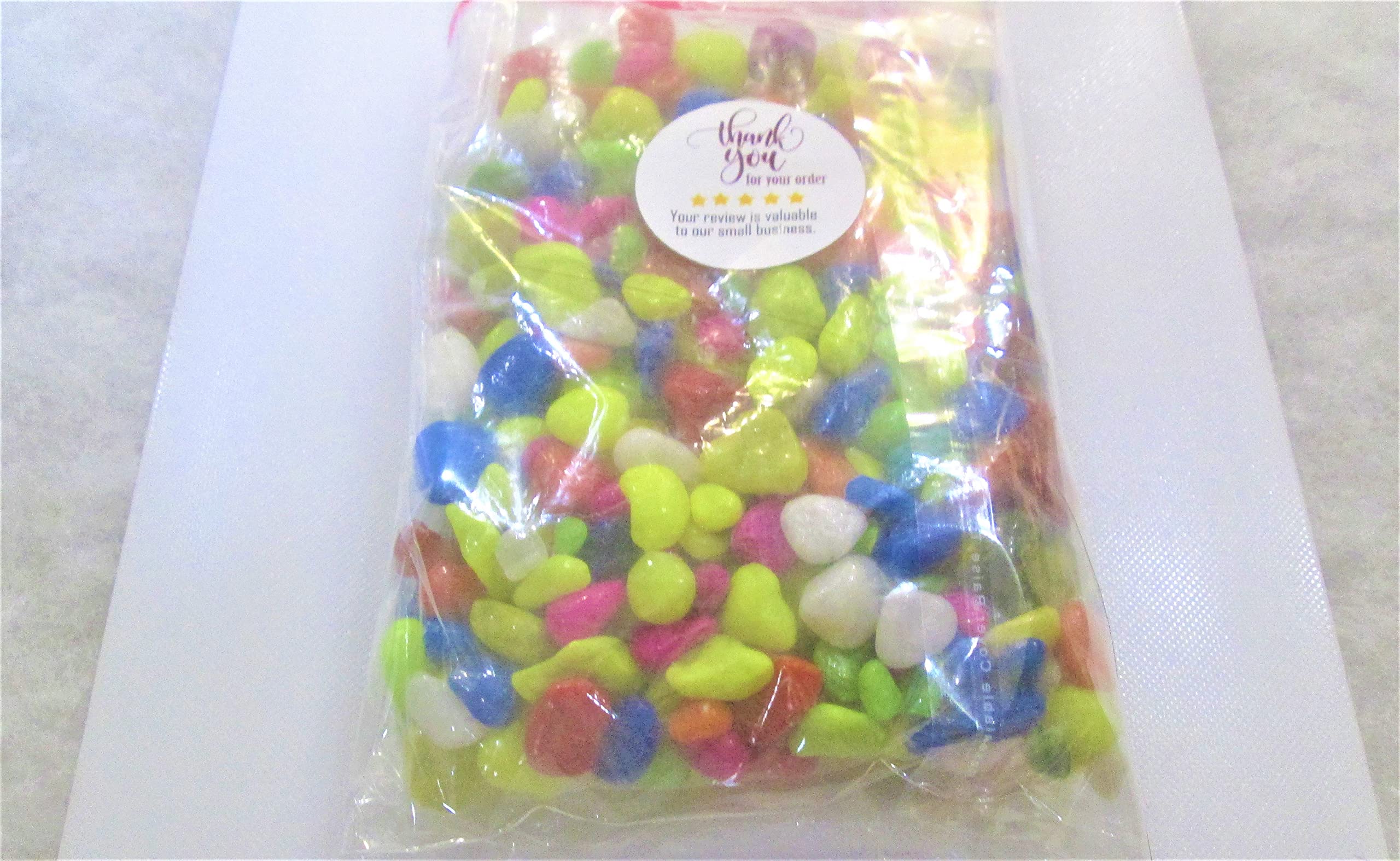 Radhika Gems Multi Colored Pebbles | 500 Gram Natural Stones for Garden Walkways, Flowerpot, Aquarium | Decorative Multi Color Pebbles | Vase Fillings Colored Stones (B098D1ML16) Amazon Price History, Amazon Price Tracker