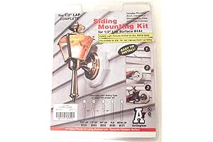 Arlington 8141 Plastic Surface/Vertical Mount Siding Mounting Kits