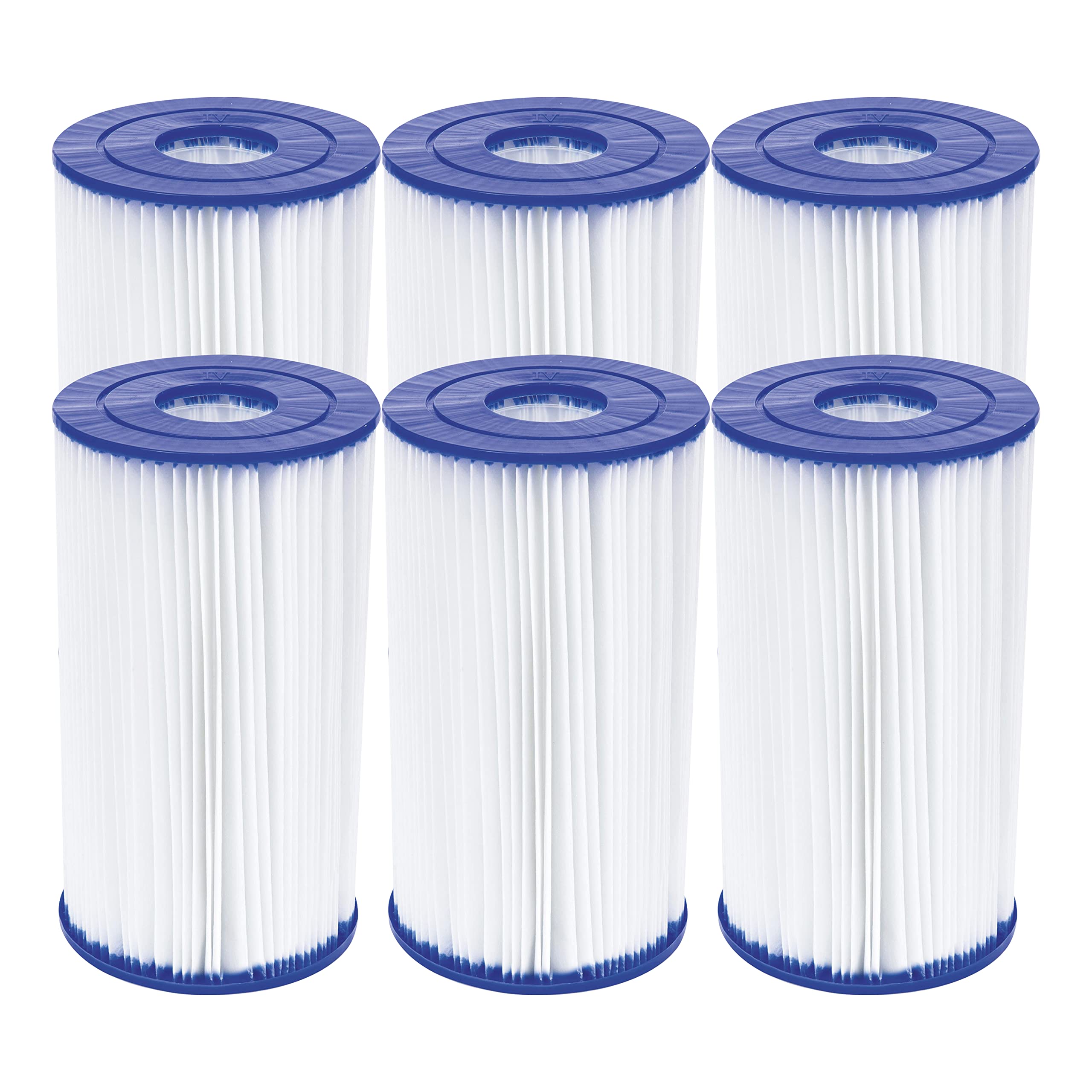 Bestway Flowclear Filterkartusche Gr. IV 14.2 x 25.4 cm, 6er-Sparset