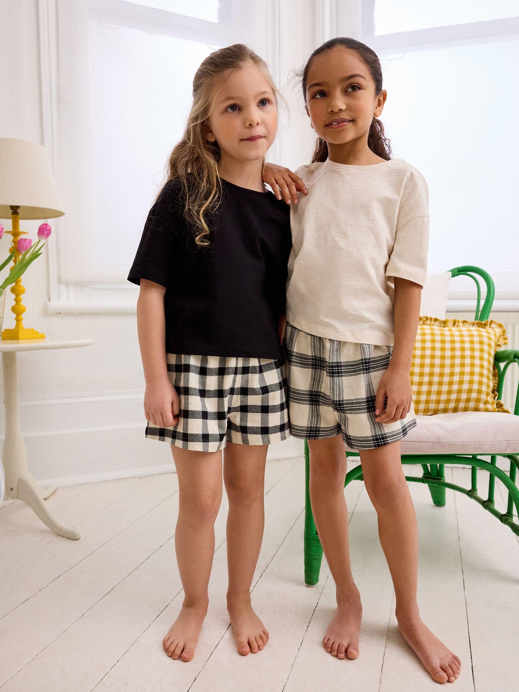 NEXT Niñas Pack de 2 Pijamas de pantalón Tejido