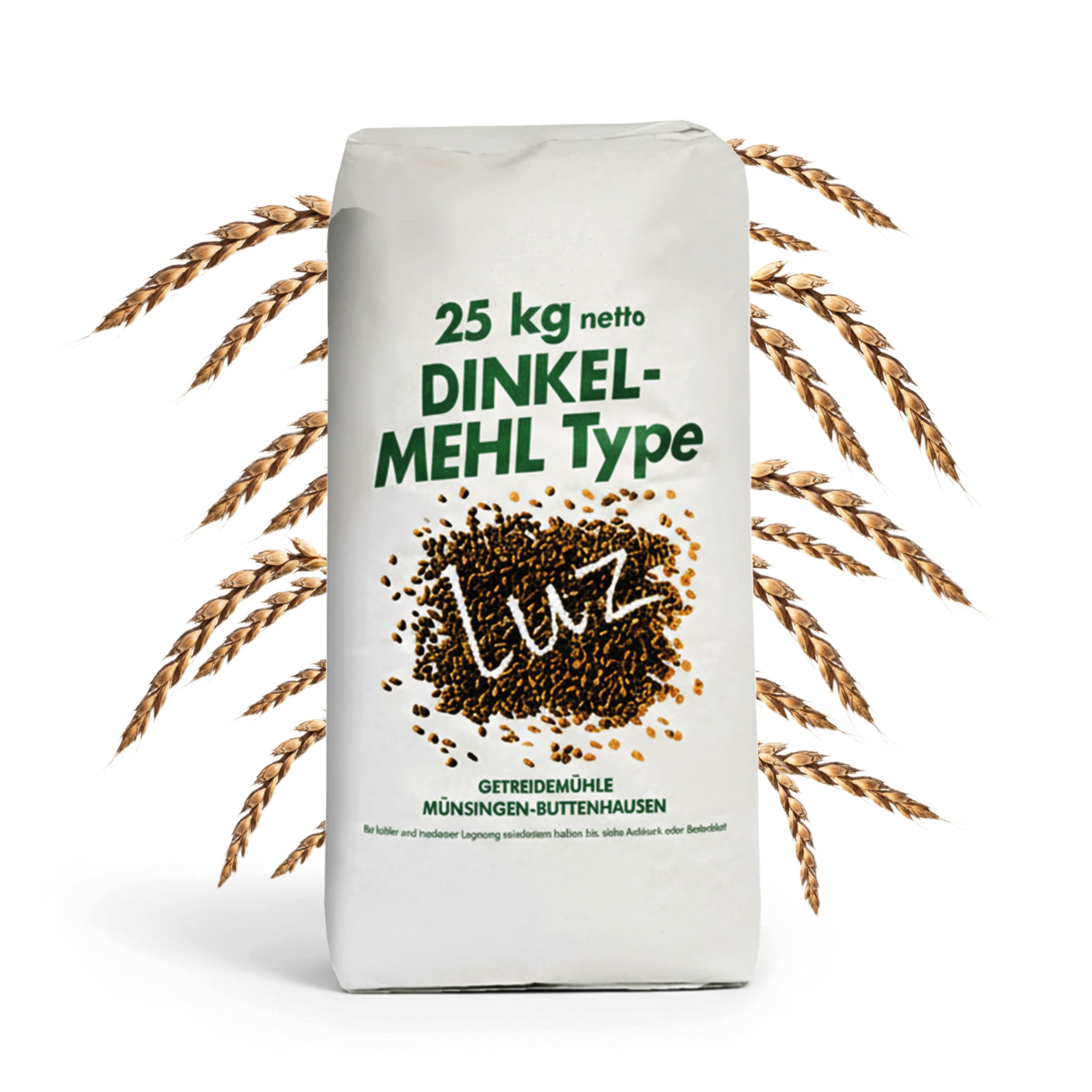 ALL-WIN Dinkelmehl Type 630 – Regionales Albkorn von der Schwäbischen Alb – Ideal für Brot, Brötchen, Kuchen & Spätzle (25 kg)
