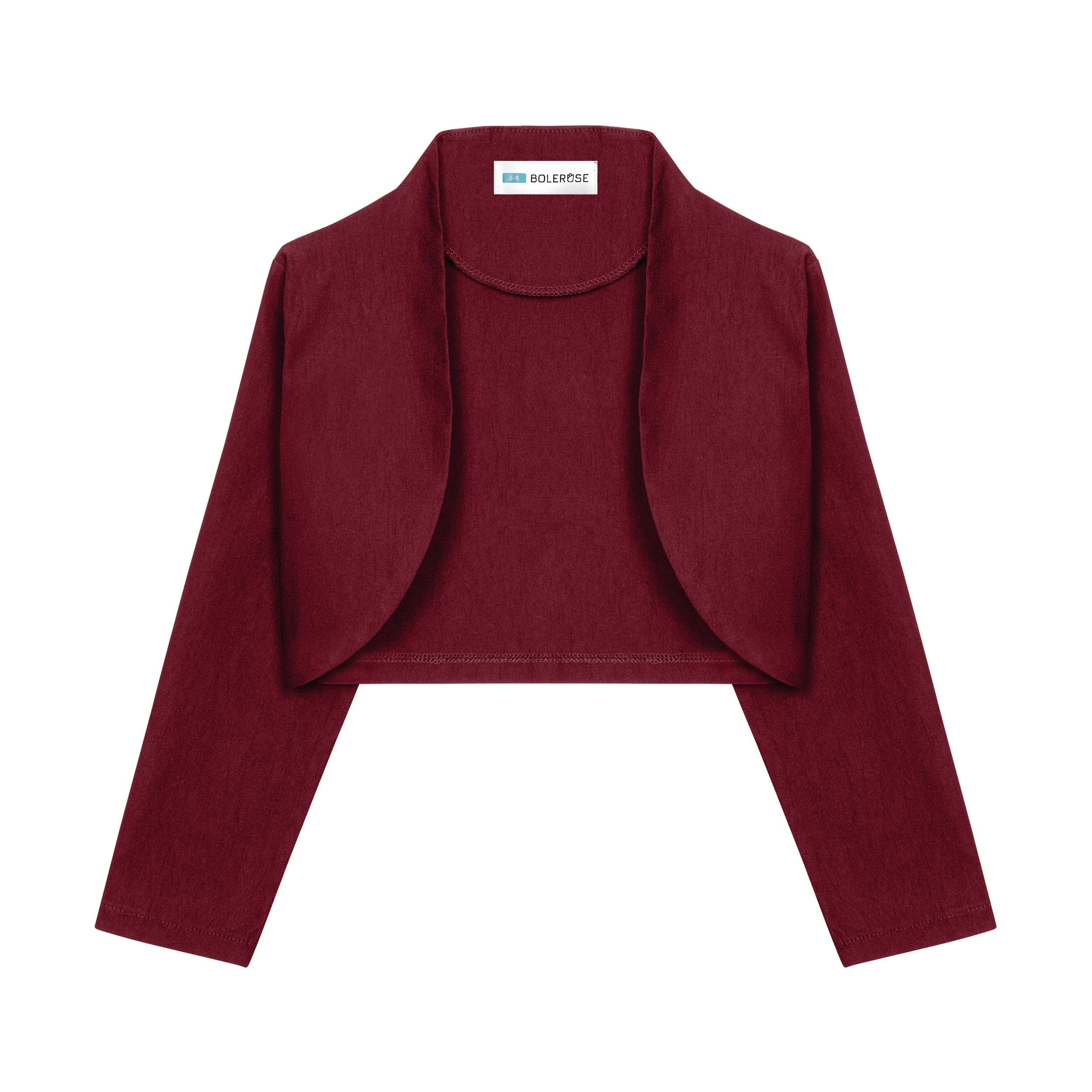 BOLEROSE Girls Tailored 3/4 Sleeve Bolero
