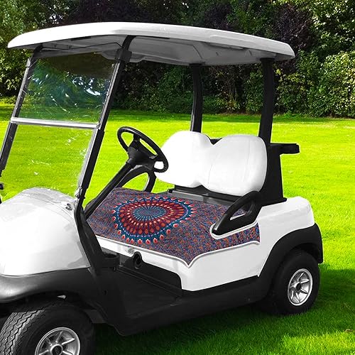 Miniatura 7 de ENYORSEL Fundas de asiento de carrito de golf, manta toalla de asiento de carrito de golf ultra suave para Yamaha, EZGO, Club Car, Icon y más