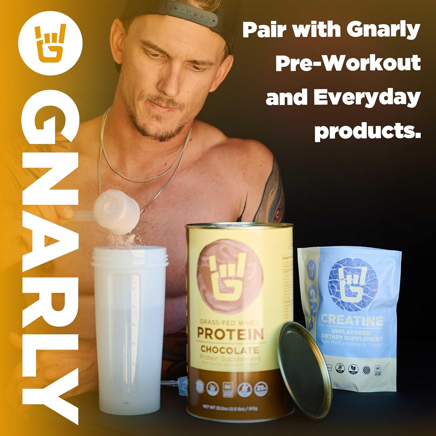 Gnarly Nutrition Fuel2O Electrolyte Powder, Salted Orange Drank – NSF Sport Certified – Electrolyte Solution, Fuel, Replenishment, and Recovery – Endurance Nutrition – Salted Orange Drank, 25.57 oz