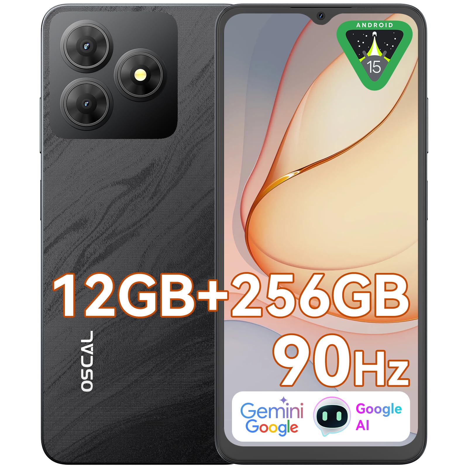 OSCAL Flat 2 Telephone Portable Android 14, Smartphone Pas Cher