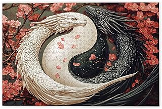 Comprar Puzzle 1000 Piezas, Puzzle Yin Y Yang con Caja Regalo para Adultos, DIY 1000 Piezas Rompecabezas de Madera para Adultos, Rompecabezas Desafiante para Decoración del Hogar y Paredes, Regalo Mujer, F-25