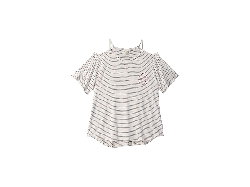 

Lucky Brand Kids Anouk Tee (Big Kids) (Whisper White) Girl's T Shirt