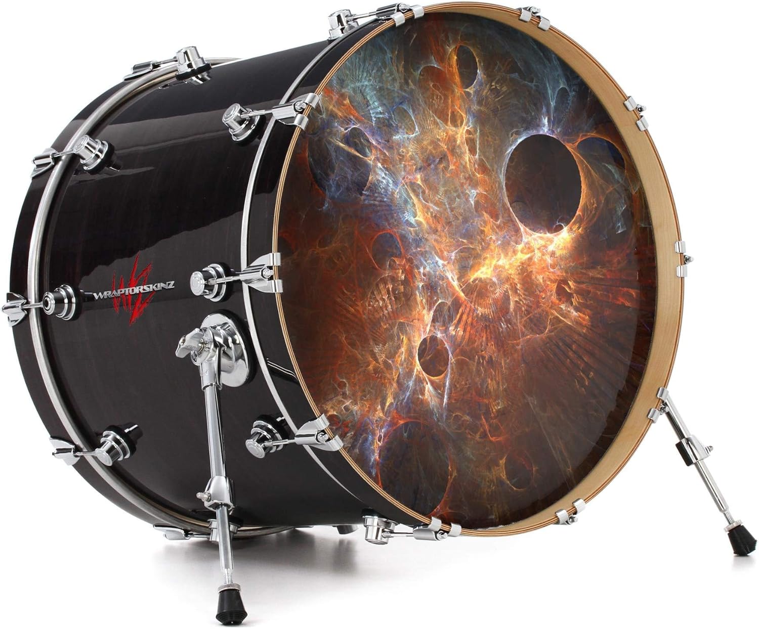 Vinyl Skin Decal Wrap for 22" Bass Kick Drum Head Kappa Space - DRUM HEAD NOT INCLUDED