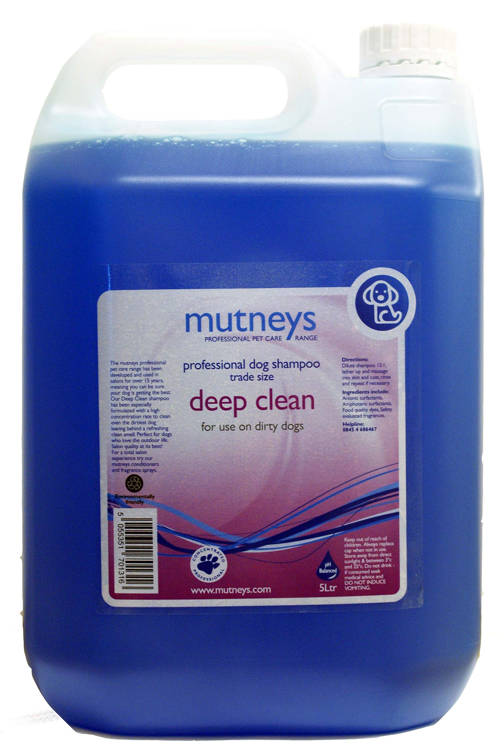 MutneysDeep Clean Shampoo 5ltr
