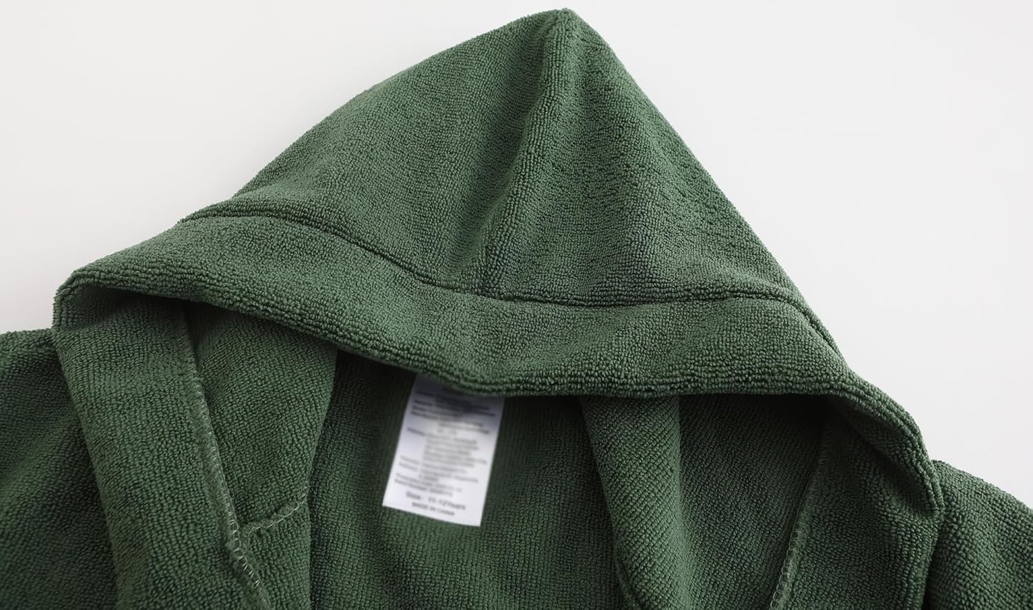 Kids Soft Towel Hooded Robe Cotton Bathrobe for Boys 5-16 Years - Image 3