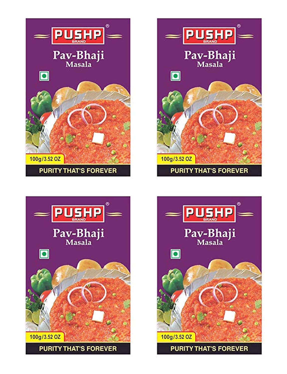 Pushp Punjabi Garam Masala, Combo Pack of 4, 100gm Each (Punjabi Garam Masala)