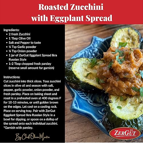 Miniatura 4 de ZerGut estilo ruso berenjena Spread Ikra 190 oz
