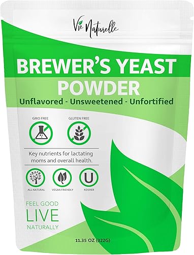 Brewers - Polvo de levadura nutricional natural y levadura activa soporte de lactancia y suplemento de lactancia para aumentar la leche materna