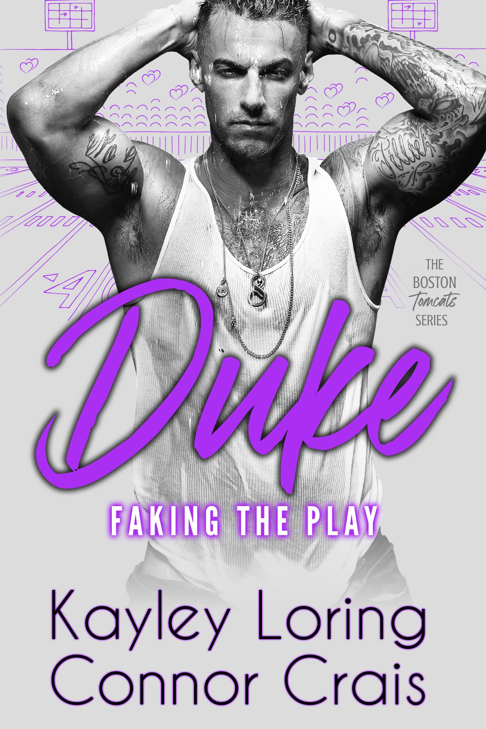 DUKE: Faking the Play: a grumpy sunshine single dad sports romance (The Boston Tomcats Book 3)