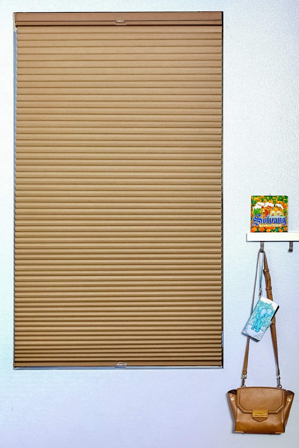 BlindsAvenue Warm Cocoa Cordless Top-Down/Bottom-Up Blackout Fabric Cellular Shade 9/16 in. Single Cell 32 in. W x 48 in. L 2T492-4832