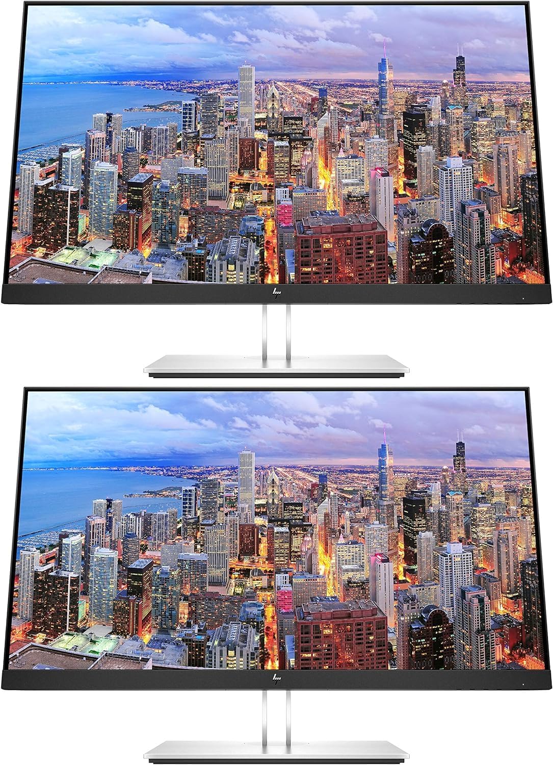 HP EliteDisplay E27q G4 27 Inch IPS LED Backlit Monitor 2-Pack QHD