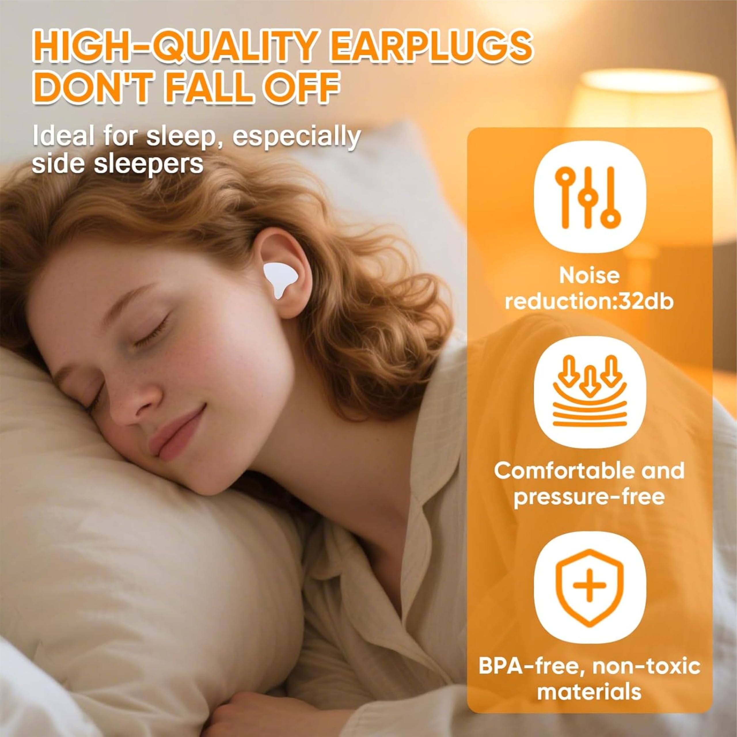 Aqua Ears - Tapones para los oídos de silicona suave (6 pares)