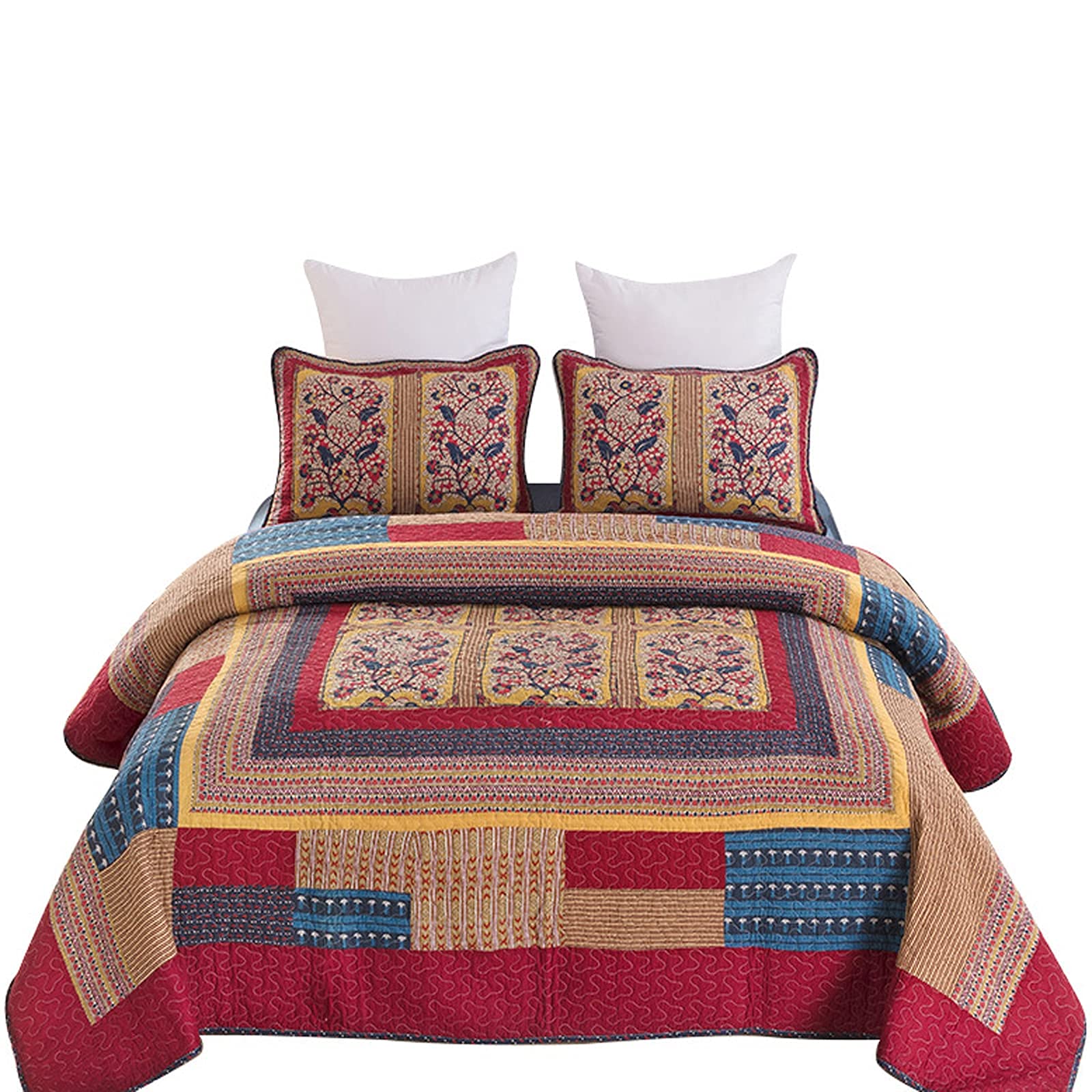 Couvre-lit matelassé pour chambre parentale style américain cozy