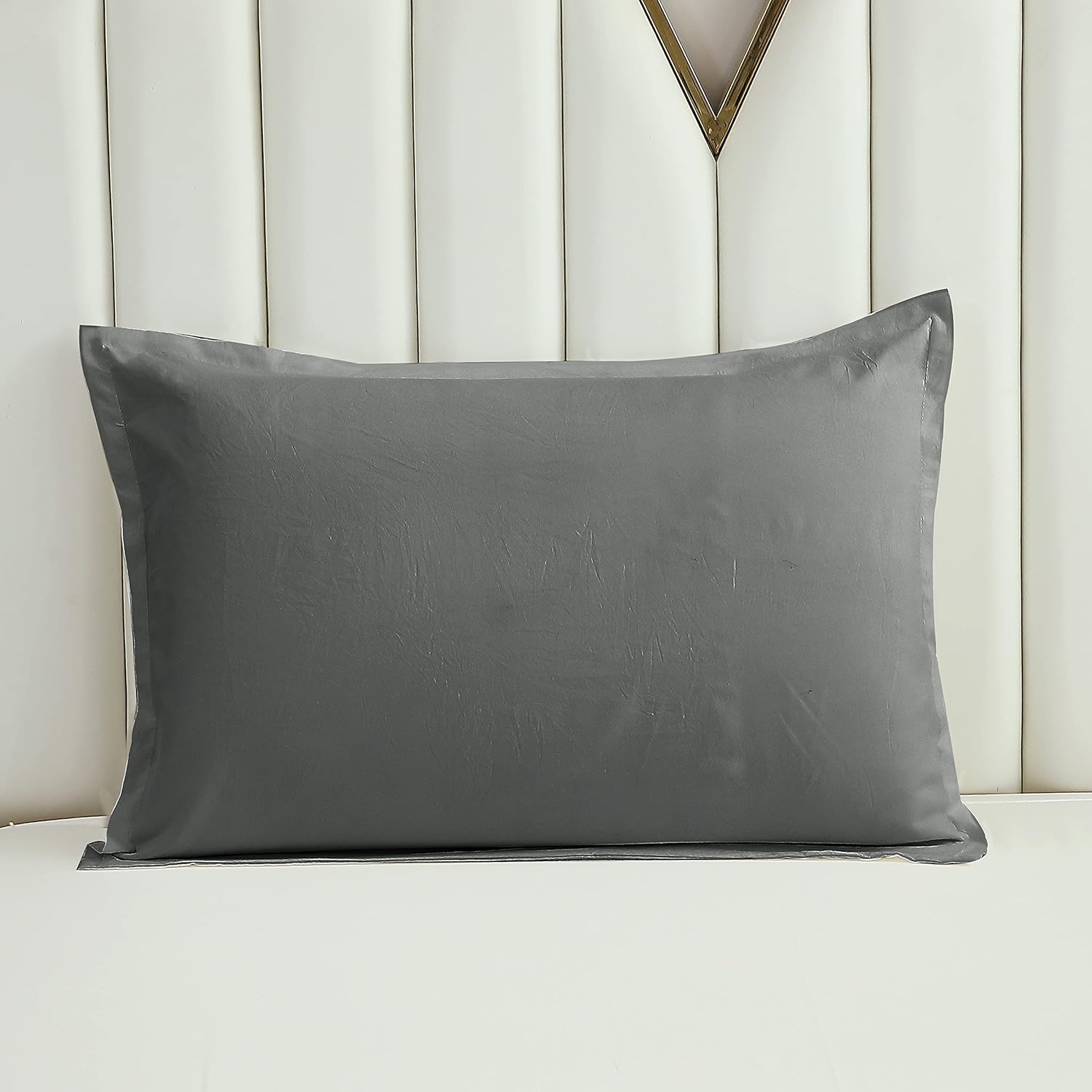 Shatex Pillow Shams Bed Pillow Shams Standard Pillow Shams 2 Pack Grey,20 * 26In 20*26in