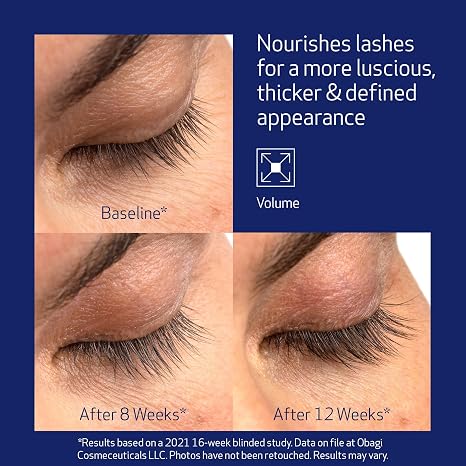 Obagi Nu-Cil Eyelash Enhancing Serum Nourishing Lash Serum with Biotin for Thicker & More Defined-Looking Lashes